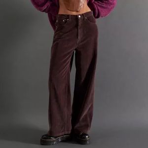 Urban Outfitters BDG High and Wide Brown Corduroy Jeans